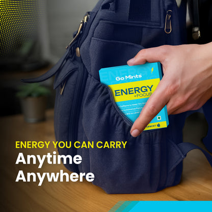 Energy+ Focus Mints for Sustained Energy & Quick Brain Boost